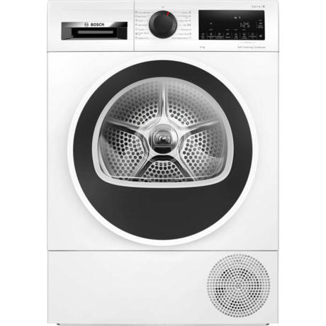 Uscator de rufe Bosch WQG245D4BY, 9 kg, tehnologie cu pompă de încălzire cu uscare pe baza de condensare, eficienta energetica A++,  AutoDry Technology - senzori pentru determinarea umidităţii din rufe, design AntiVibration, Sensitive Drying system