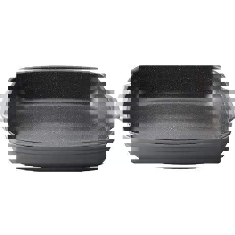 Vas mare de copt, dreptunghiular, 3.2L, Ceramica, Gri