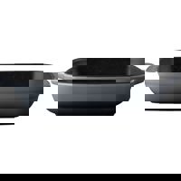 Vas patrat mare de copt, 2L, Ceramica, Gri