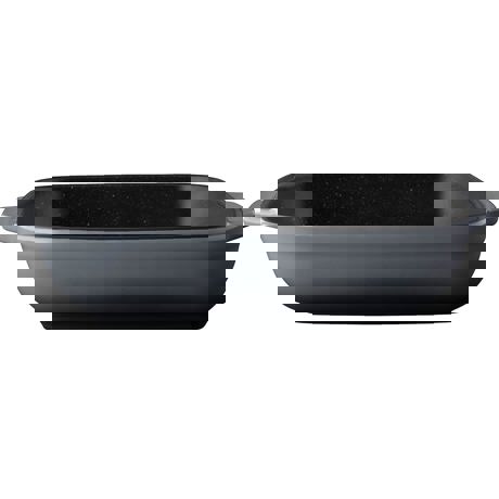 Vas patrat mare de copt, 2L, Ceramica, Gri