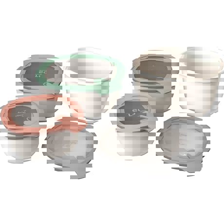 Set caserole, 3 piese, 0.9L, 1.65L, 2L, Polipropilena, Multicolor