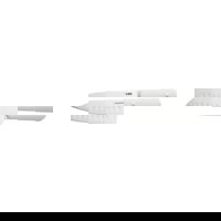 Cutit Santoku Spirit, 17.5cm, Otel, ABS, Alb