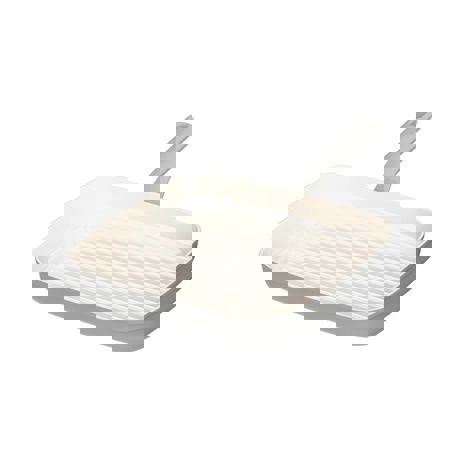 Tigaie grill Balance Moonmist, 28cm, 2.6 L, Aluminiu reciclat, Gri