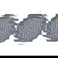 Tava perforata pentru pizza, 32cm, 1L, Otel carbon, Gri