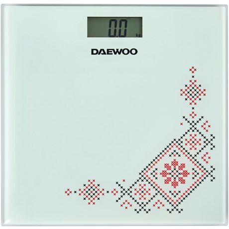Cantar electronic de persoane Daewoo DBS210R, sticla securizata 6 mm, capacitate 150 kg, divizare 100 g, auto zero, auto oprire,LCD