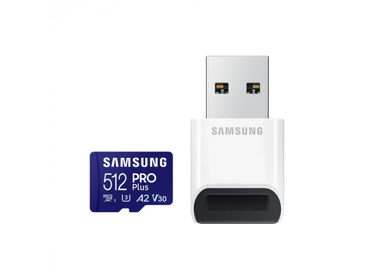 Card memorie Samsung microSD PRO+ Plus MB-MD512SB/WW 512GB + reader