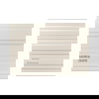 SSD Samsung MU-PE2T0K/EU, Portabil T7 Shield, 2Tb, USB 3.2, Beige