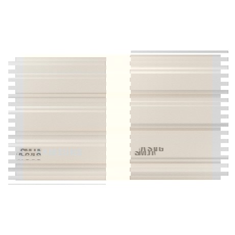 SSD Samsung MU-PE2T0K/EU, Portabil T7 Shield, 2Tb, USB 3.2, Beige