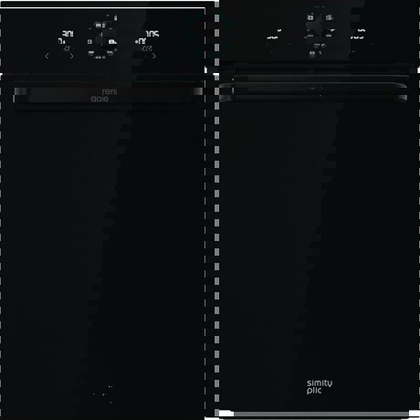 Cuptor incorporabil Gorenje BOS67371SYB, Electric, Multifunctional, 77 L, Clasa A, Hydrolytic, Steaming, Defrost function, Grill, Display, AirFry, Negru