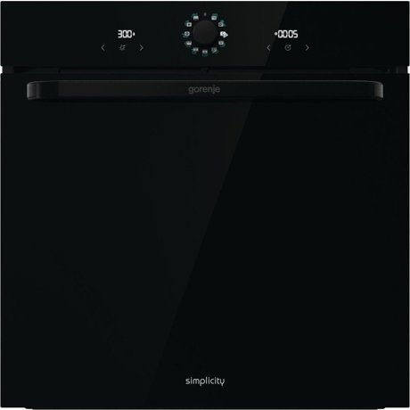 Cuptor incorporabil Gorenje BOS67371SYB, Electric, Multifunctional, 77 L, Clasa A, Hydrolytic, Steaming, Defrost function, Grill, Display, AirFry, Negru
