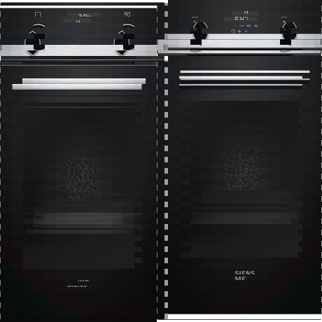 Cuptor electric incorporabil Siemens HB537A0S0, Multifunctional, 71 L, Clasa energetica A, Display digital, Touch screen, 10 Functii de gatire, Inox