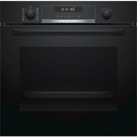 Cuptor electric incorporabil HBA578BB0, Multifunctional, 10 functii, 30 de programe automate, Grill, Autocuratare pirolitica, 71 L, Clasa A, Negru