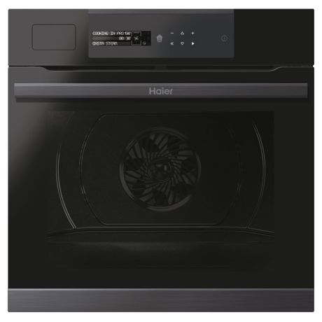 Cuptor incorporabil Haier HWO60SM5S5BH, Electric, 70 l, Autocuratare catalitica, Interfata I-MESSAGE TAD STEAM, WiFi + Bluetooth, Sonda temperatura cu fir, Softclose, Clasa A+, Negru