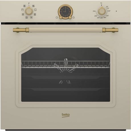Cuptor incorporabil Beko RBIM19200CD, Electric, 72 l, 3D Cooking, AeroPerfect, Grill,Defrost, Timer, Fan Assisted cooking, Clasa A, Crem