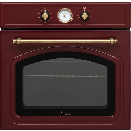 Cuptor incorporabil Fram FBO-V659GCA-RBD, Electric, MF9, 65 L, Grill, Ventilatie, Timer Analog Rustic burgundy
