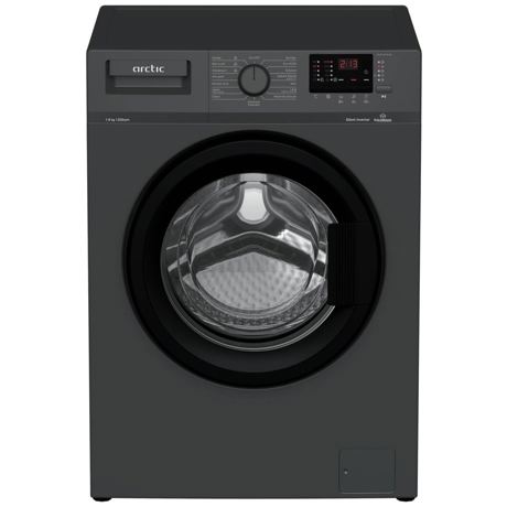 Masina de spalat rufe Arctic APL81221XLAB, 8 kg, 1200 rpm, Clasa A, Motor Silent Inverter, Child Lock, Digital Display, Add-In, Antracit