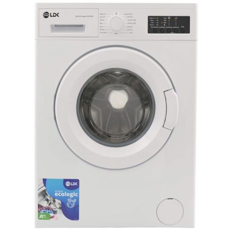 Masina de spalat rufe LDK Higeea EL61SBWN WHITE A++, 6 kg, 1000 rpm, Eco-Logic, 15 programe, Functie antialergica, Clasa D, Alb ART9460