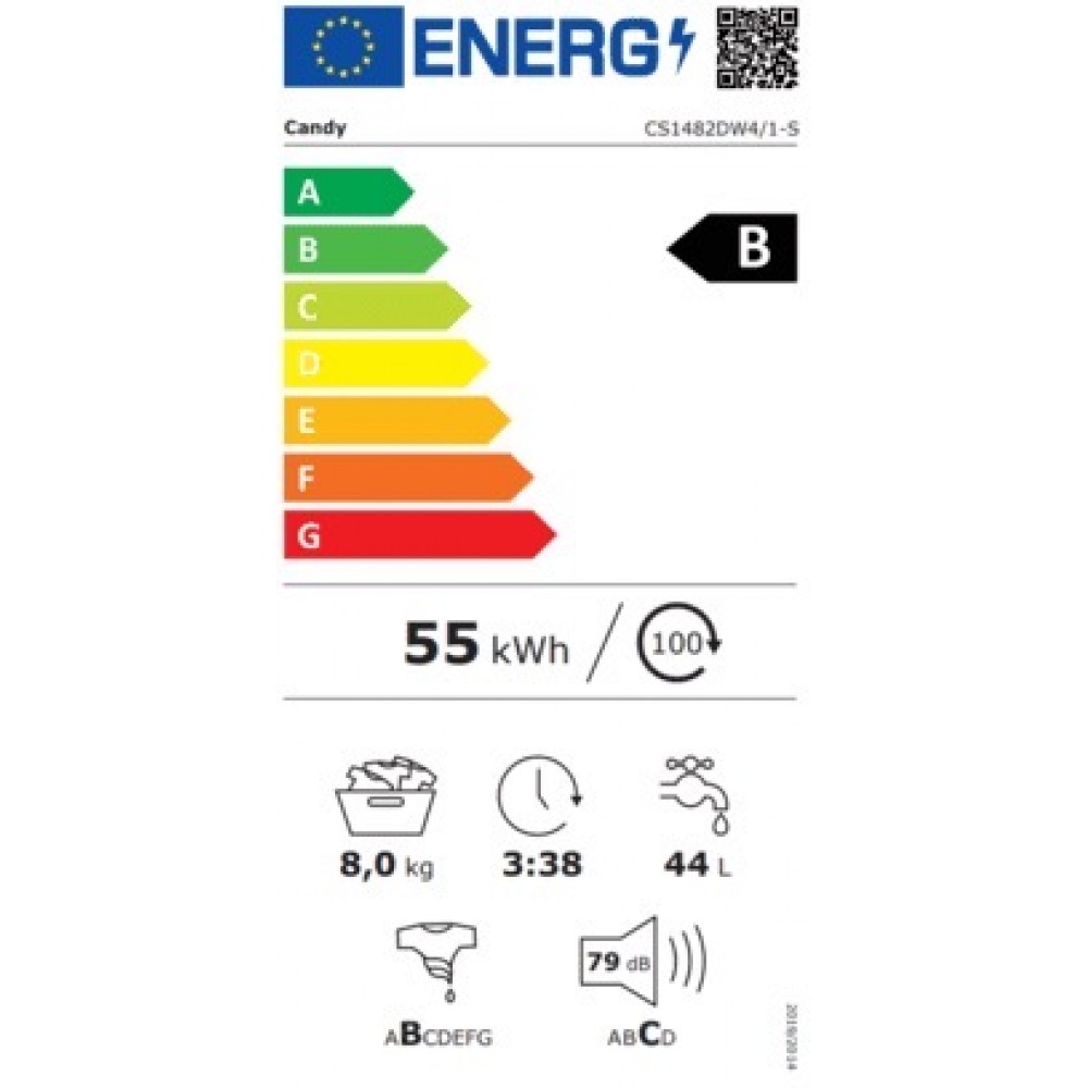 Masina de spalat rufe Candy Smart CS1482DW4/1-S