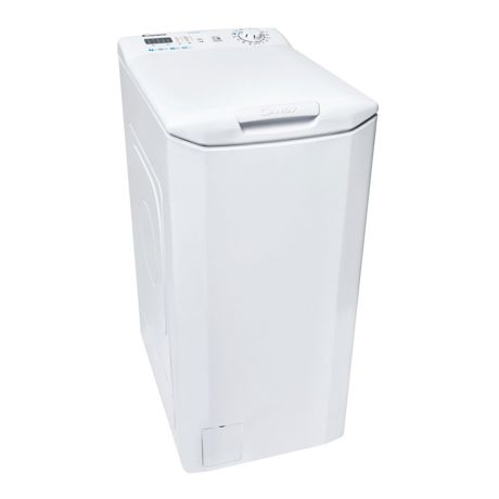 Masina de spalat Candy CST 07LET/1-S, incarcare verticala, 7 kg, 1000 RPM, Clasa F, 17 Programe, Smart, Alb