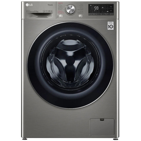 Masina de spalat rufe cu uscator LG F4DV509S2TE, 1400 rpm, 9 kg spalare, 6 kg uscare, AI Direct Drive™, ThinQ™, Steam™, TurboWash, Comandă WiFi, Clasa B ciclu spălare, Clasa E ciclu spălare + uscare, Argintiu