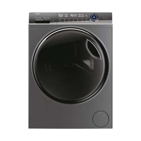 Masina de spalat Haier HW100GBD14979SUS, 10 kg, 1400 rpm, Clasa A, Motor Direct Motion, Refresh, ABT, Steam, Drum light, Dual spray, Pillow Drum, WiFi, Autodose, Display Led cu Touch control, iTime, Smart Detecting, Antracit