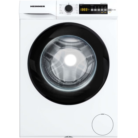 Masina de spalat rufe Heinner HWM-VT2814KD+++, 8KG, 1400RPM, 15 programe Display digital, Rapid 15, Allergy Safe, Steam, Alb