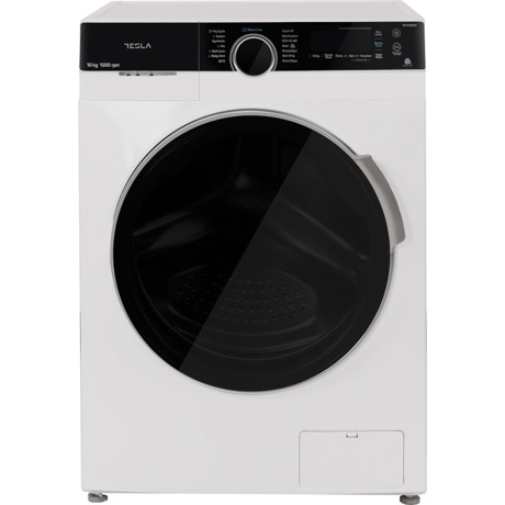 Masina de spalat rufe Tesla Onyx WF101590M, 10 kg, 1500 rpm, Modul de noapte, Spălare rapidă, Spa Care, Selectie Nivel murdărie less-standard-extra, Display tactil, Clasa B, Alb
