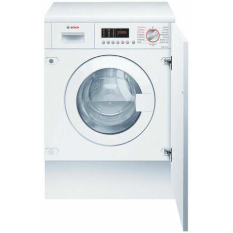 Masina de spalat cu uscator  Bosch WKD28543EU, complet incorporabila, , cap. 7 kg spalare, 4 kg uscare, clasa eficienta energetica E, 1400 rpm, Sistem AquaTronic, ActiveWater