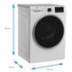 Masina de spalat rufe Beko B3WFU584110W