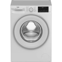 Masina de spalat rufe Beko B3WFU7744WB, 7 KG, 1400 rpm, 15 programe, SteamCure, HomeWhiz prin BlueTooth, AddXtra, Motor Inverter, Clasa D, Display digital LCD, Slim 50 cm, Alb