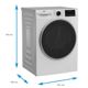 Masina de spalat rufe cu uscator Beko B5DFT59447W
