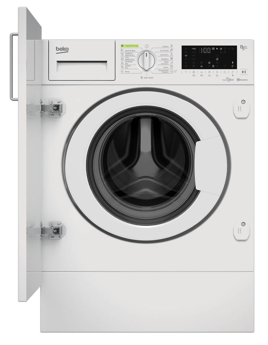 Masina de spalat rufe cu uscator incorporabila Beko HITV8736B0HT